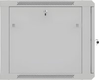 Lanberg 19" Fali Rack Szekrény 9U 600x600mm - Szürke