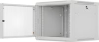 Lanberg 19" Fali Rack Szekrény 9U 600x600mm - Szürke