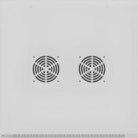 Lanberg 19" Fali Rack Szekrény 9U 600x600mm - Szürke