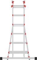 Hailo M80 4x6 Lépcsőfokos alumínium állólétra