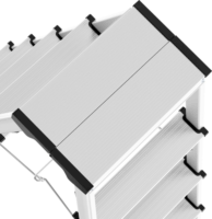 Hailo D60 StandardLine 2x7 lépcsőfokos alumínium állólétra