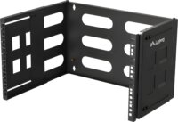 Lanberg 19" Összecsukható Fali Rack Konzol 6U 497x400/240 - Fekete