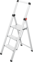 Hailo DK40 BasicLine Design 3 lépcsőfokos fellépő - Inox