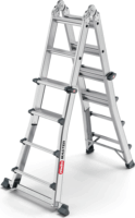 Hailo Master M100 4 x 4 lépcsőfokos állítható alumínium létra