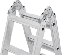 Hailo Master M100 4 x 4 lépcsőfokos állítható alumínium létra