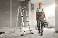 Hailo Master M100 4 x 4 lépcsőfokos állítható alumínium létra