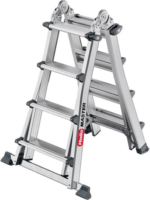 Hailo Master M100 4 x 4 lépcsőfokos állítható alumínium létra