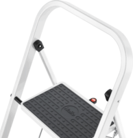 Hailo K40 BasicLine 3 lépcsőfokos fellépő - Inox/Fekete