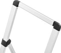 Hailo DK40 BasicLine Design 2 lépcsőfokos fellépő - Inox