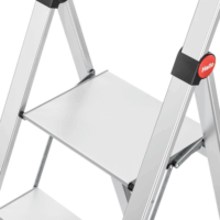 Hailo DK40 BasicLine Design 2 lépcsőfokos fellépő - Inox