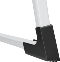 Hailo K75 ComfortLine 2 lépcsőfokos fellépő - Inox/Fekete