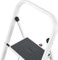 Hailo K40 StandardLine 2 lépcsőfokos fellépő - Inox/Fekete