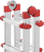 Hailo M80 4x3 lépcsőfokos állítható alumínium állólétra