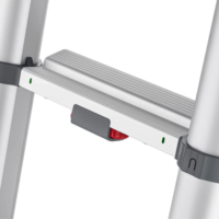 Hailo Master T100 13 lépcsőfokos alumínium összecsukható létra