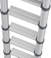 Hailo Master T100 11 lépcsőfokos alumínium összecsukható létra