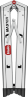 Hailo Master D80 2 x 3 lépcsőfokos összecsukható fellépő - Inox