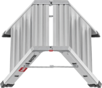 Hailo Master D80 2 x 3 lépcsőfokos összecsukható fellépő - Inox