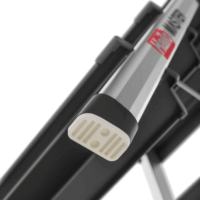 Hailo Master D70 2-3 lépcsőfokos összecsukható fellépő - Inox/Fekete