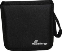 MediaRange BOX50 CD / DVD Tartó Tok - Fekete (24 db CD/DVD-hez)
