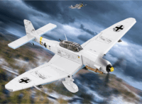 Cobi Junkers Ju 87D-3 Stuka zuhanóbombázó 556 darabos építőjáték