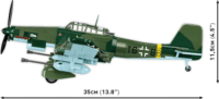 Cobi Junkers Ju-87G-2 Stuka zuhanóbombázó 571 darabos építőjáték