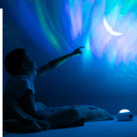 Marys MW20795 Akkus Többfunkciós LED Galaxys fény- és hangprojektor 10W - Fehér