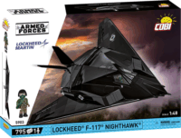 Cobi Lockheed F-117 Nighthawk repülőgép 795 darabos műanyag makett 1:48