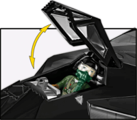 Cobi Lockheed F-117 Nighthawk repülőgép 795 darabos műanyag makett 1:48