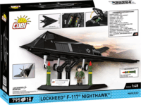 Cobi Lockheed F-117 Nighthawk repülőgép 795 darabos műanyag makett 1:48
