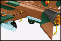 Cobi MiG-21 katonai repülőgép 396 darabos műanyag makett 1:48