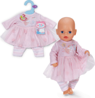 Zapf Creation BABY born 2 részes rózsaszín babaruha 36cm babákhoz