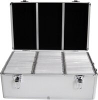 MediaRange BOX77 CD / DVD Tartó Táska - Ezüst (500 db CD/DVD-hez)