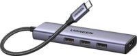 Ugreen 15596 Multifunkciós USB-C 5-port HUB 100W (1x HDMI 1.4 + 1x USB-C + 3x USB-A 3.0)