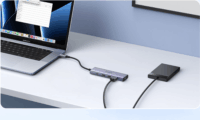 Ugreen 15596 Multifunkciós USB-C 5-port HUB 100W (1x HDMI 1.4 + 1x USB-C + 3x USB-A 3.0)