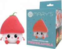 Marys MW20777 Eperke Éjszakai LED fény gyerekeknek - Piros/Fehér