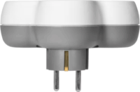 Orno OR-AE-13239(GS) Hálózati Dugalj 3 aljzatos elosztó - Fehér/Szürke