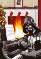 Trefl 12085 Premium Plus Star Wars Karácsony Darth Vaderrel puzzle 1000 darabos