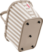 Reisenthel Carrybag Bevásárlótáska 28x29x48 cm - Bézs/Fehér csíkos