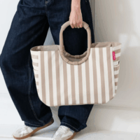 Reisenthel Loopshopper L Bevásárlótáska - Barna-Fehér/Mintás