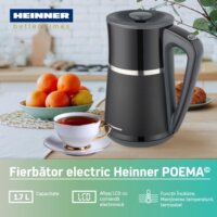 HEINNER HEK-D22002WBK Vízforraló 1.7L 2200 Watt - Fekete