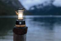 Brennenstuhl CAL 1 AC Hordozható Akkus Kemping LED lámpa 350 lumen - Fekete/Fa