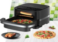 HEINNER HPAF-B4DC22BK 2in1 AirFryer Forrólevegős sütő 4L 2200 Watt - Fekete