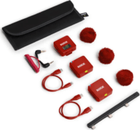 Rode GO Gen 3 csiptetős Wireless USB-C mikrofon szett - Piros