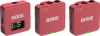 Rode GO Gen 3 csiptetős Wireless USB-C mikrofon szett - Bordó