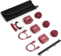 Rode GO Gen 3 csiptetős Wireless USB-C mikrofon szett - Bordó