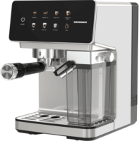 HEINNER HEM-LK20DMLK CreamyBlend Eszpresszó kávéfőző 1350 Watt - Fekete / Ezüst