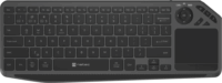 Natec NKL-2317 Turbot 2 Bluetooth + RF Wireless Billentyűzet US - Fekete