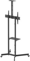 Sbox FS-401-2 37"-70" TV Gurulós Padló Tartó Állvány - Fekete