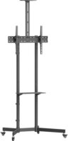 Sbox FS-401-2 37"-70" TV Gurulós Padló Tartó Állvány - Fekete
