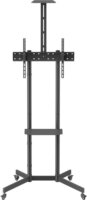 Sbox FS-401-2 37"-70" TV Gurulós Padló Tartó Állvány - Fekete